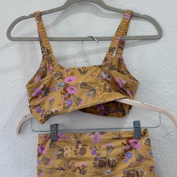 Spell & the Gypsy Collective Wild Bloom Athletic Workout Set - Mustard - Picture 5 of 11